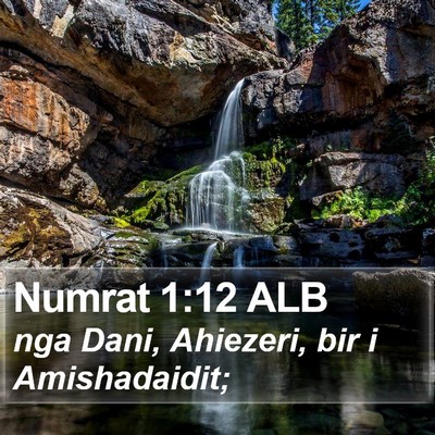 Numrat 1:12 ALB Bible Verse Image