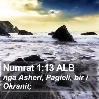 Numrat 1:13 ALB Bible Verse Image
