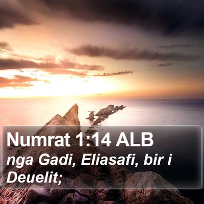 Numrat 1:14 ALB Bible Verse Image