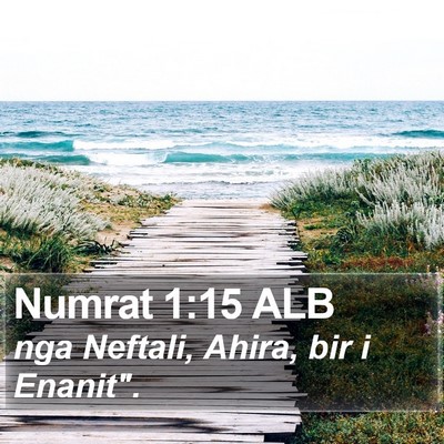 Numrat 1:15 ALB Bible Verse Image