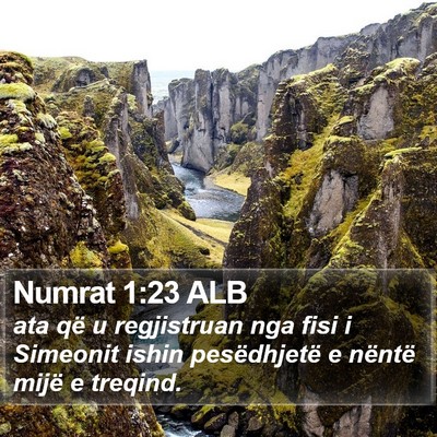 Numrat 1:23 ALB Bible Verse Image