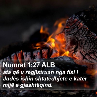 Numrat 1:27 ALB Bible Verse Image