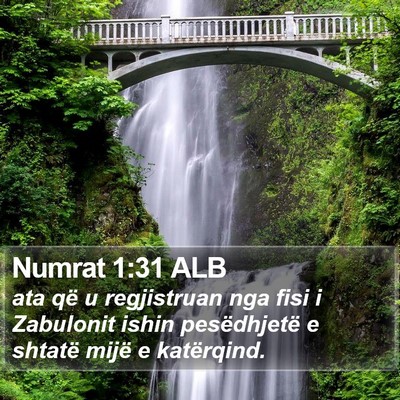 Numrat 1:31 ALB Bible Verse Image
