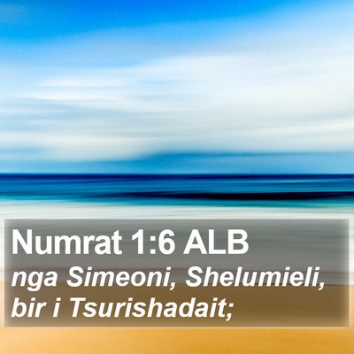 Numrat 1:6 ALB Bible Verse Image