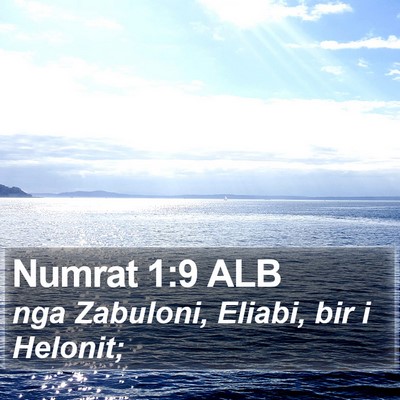 Numrat 1:9 ALB Bible Verse Image