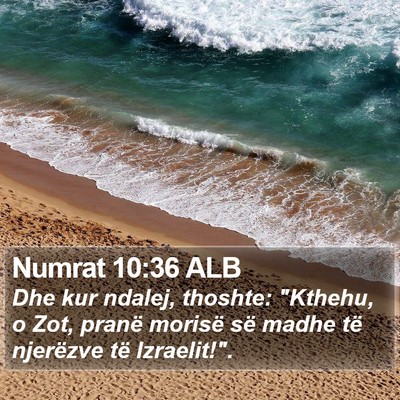 Numrat 10:36 ALB Bible Verse Image
