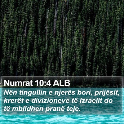 Numrat 10:4 ALB Bible Verse Image