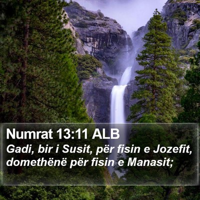 Numrat 13:11 ALB Bible Verse Image