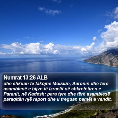 Numrat 13:26 ALB Bible Verse Image