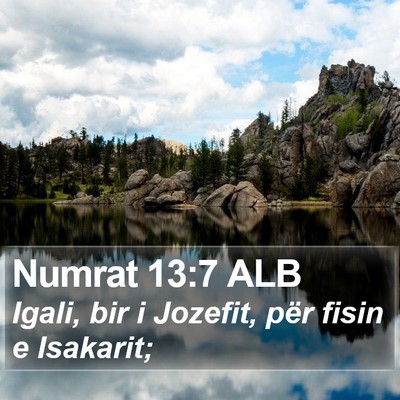 Numrat 13:7 ALB Bible Verse Image