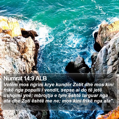 Numrat 14:9 ALB Bible Verse Image