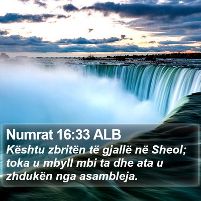 Numrat 16:33 ALB Bible Verse Image