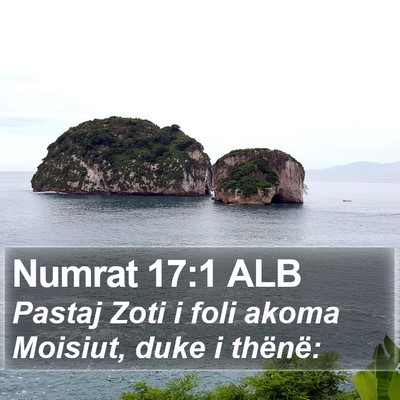 Numrat 17:1 ALB Bible Verse Image