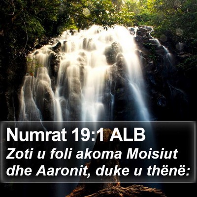 Numrat 19:1 ALB Bible Verse Image