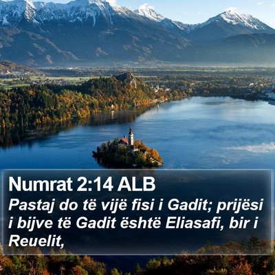 Numrat 2:14 ALB Bible Verse Image