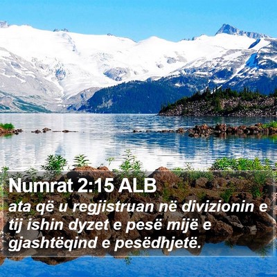 Numrat 2:15 ALB Bible Verse Image