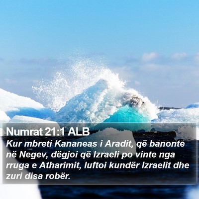 Numrat 21:1 ALB Bible Verse Image