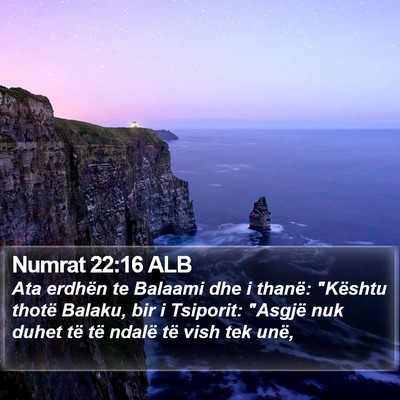 Numrat 22:16 ALB Bible Verse Image
