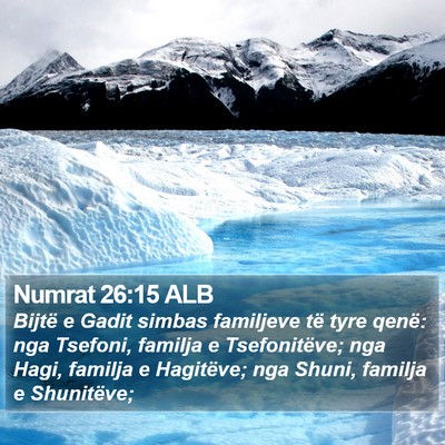 Numrat 26:15 ALB Bible Verse Image