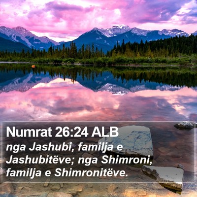 Numrat 26:24 ALB Bible Verse Image
