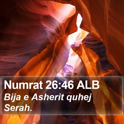 Numrat 26:46 ALB Bible Verse Image