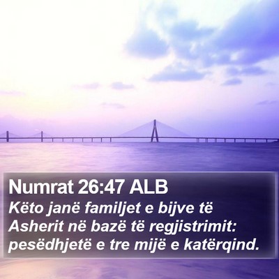 Numrat 26:47 ALB Bible Verse Image