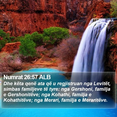 Numrat 26:57 ALB Bible Verse Image
