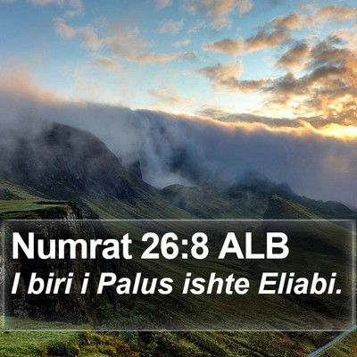 Numrat 26:8 ALB Bible Verse Image