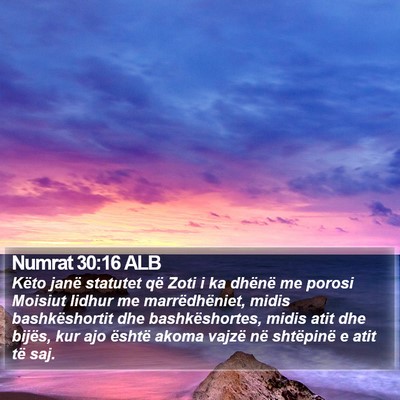 Numrat 30:16 ALB Bible Verse Image