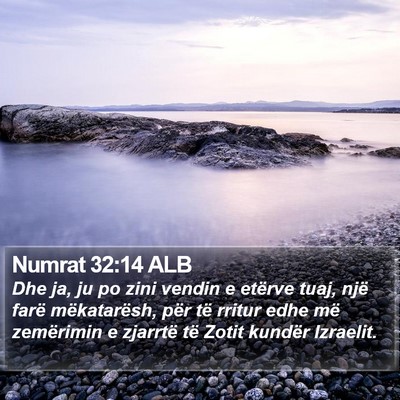 Numrat 32:14 ALB Bible Verse Image