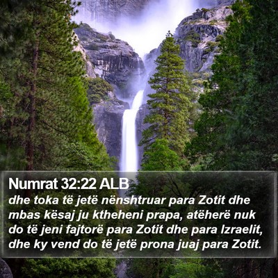 Numrat 32:22 ALB Bible Verse Image
