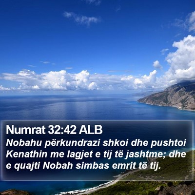 Numrat 32:42 ALB Bible Verse Image