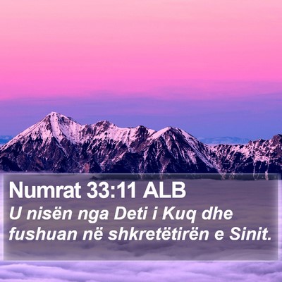 Numrat 33:11 ALB Bible Verse Image