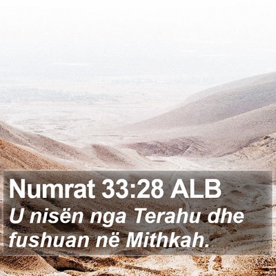 Numrat 33:28 ALB Bible Verse Image