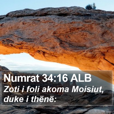 Numrat 34:16 ALB Bible Verse Image
