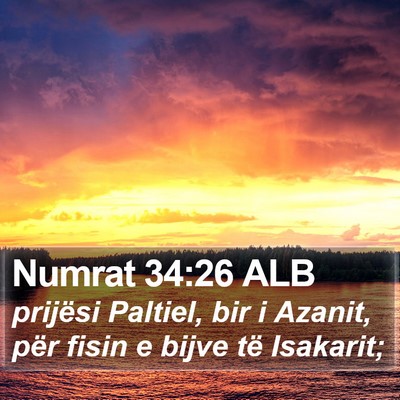 Numrat 34:26 ALB Bible Verse Image