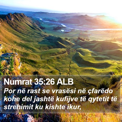 Numrat 35:26 ALB Bible Verse Image