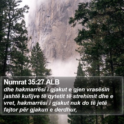 Numrat 35:27 ALB Bible Verse Image
