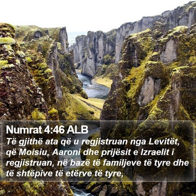 Numrat 4:46 ALB Bible Verse Image