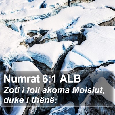 Numrat 6:1 ALB Bible Verse Image