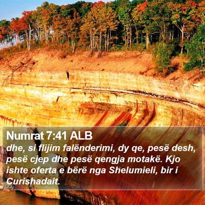 Numrat 7:41 ALB Bible Verse Image