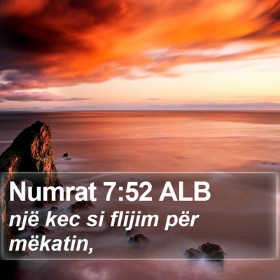 Numrat 7:52 ALB Bible Verse Image