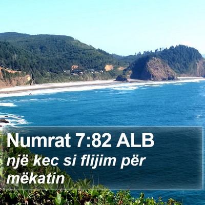 Numrat 7:82 ALB Bible Verse Image