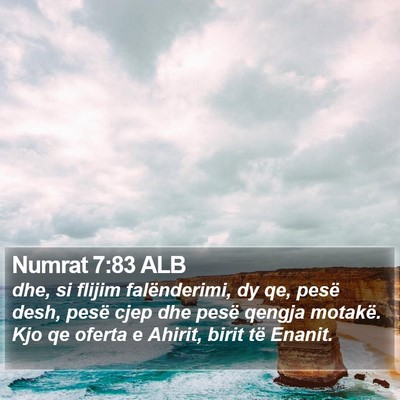 Numrat 7:83 ALB Bible Verse Image