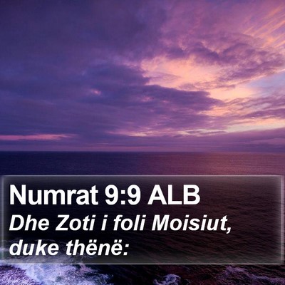 Numrat 9:9 ALB Bible Verse Image