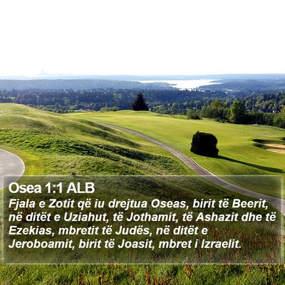 Osea 1:1 ALB Bible Verse Image