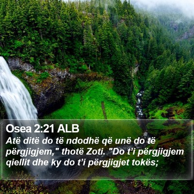 Osea 2:21 ALB Bible Verse Image