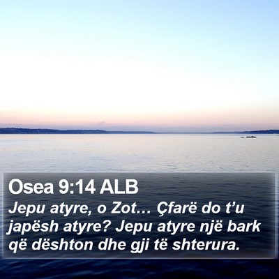 Osea 9:14 ALB Bible Verse Image