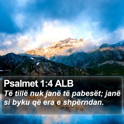 Psalmet 1:4 ALB Bible Verse Image
