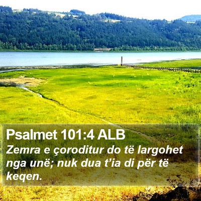 Psalmet 101:4 ALB Bible Verse Image